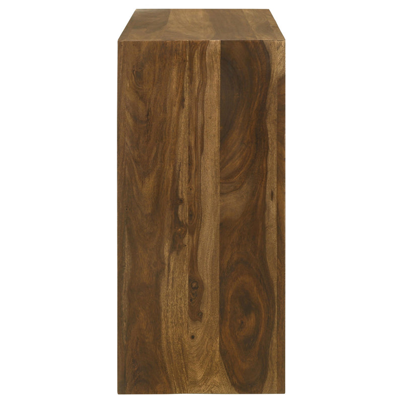  Coaster Furniture Odilia 708419 Rectangular Solid Wood Entryway Console Table - Auburn IMAGE 4