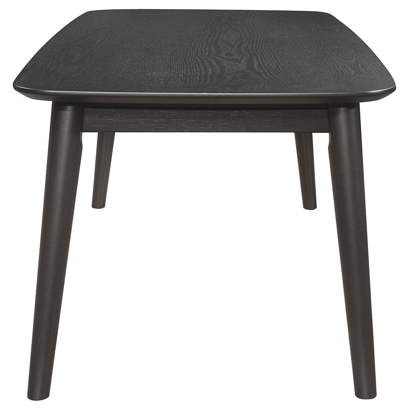  Coaster Furniture Radley 708490 3-piece Rectangular Coffee Table Set - Black IMAGE 8