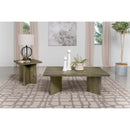  Coaster Furniture Andando 708498 Rectangular Solid Wood Coffee Table - Mango Brown IMAGE 5