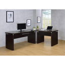  Coaster Furniture Skylar 800891L 83-inch L-Shaped Office Computer Desk - Cappuccino IMAGE 11