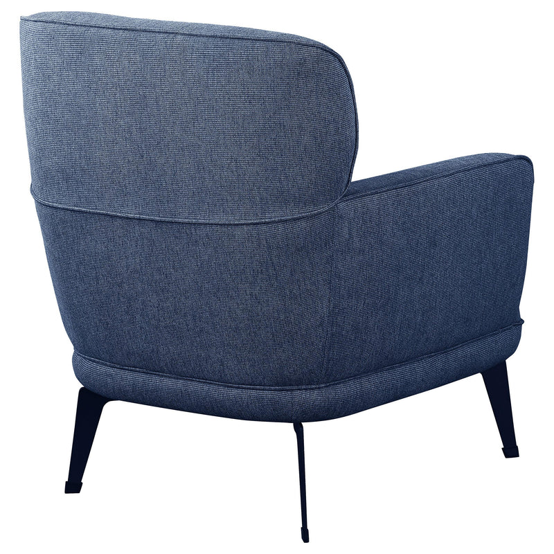  Coaster Furniture Andrea 903083 Upholstered Crecent Arm Accent Chair - Blue IMAGE 7