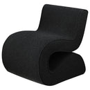  Coaster Furniture Ronea 903155 Boucle Upholstered Armless Curved Chair - Charcoal IMAGE 4