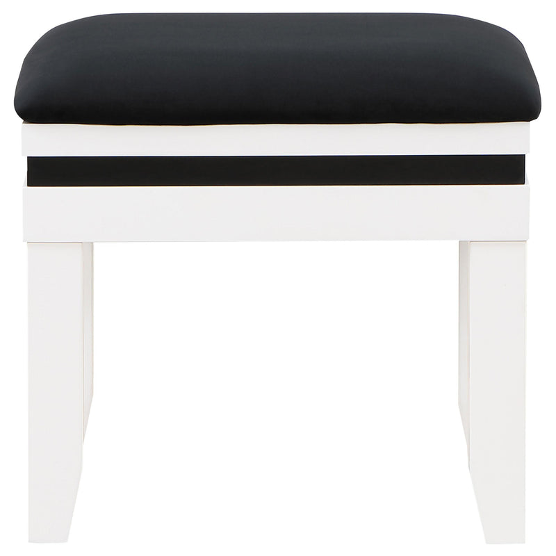  Coaster Furniture Talei 930244 6-Drawer Vanity Set with Lighting - Black and White IMAGE 10