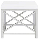  Coaster Furniture Eliza 936164 Vanity Set with Lighting & Stool - White and Chrome IMAGE 20