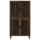  Coaster Furniture Elouise 950335 4-door Engineered Wood Tall Accent Cabinet - Dark Pine IMAGE 4