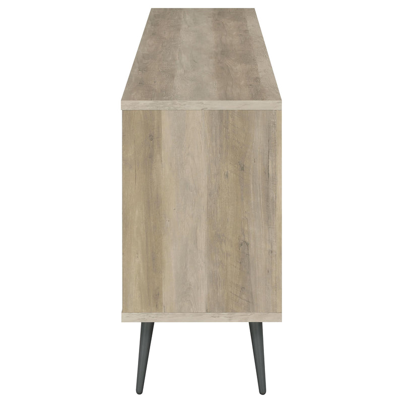  Coaster Furniture Maeve 950352 2-door Engineered Wood Cabinet - Antique Pine and Grey IMAGE 6