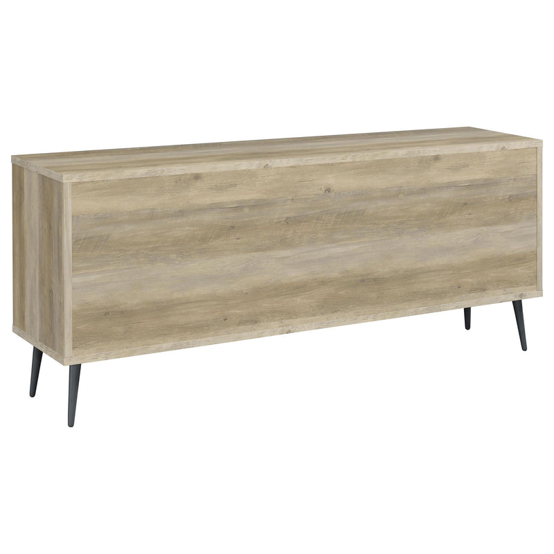  Coaster Furniture Maeve 950352 2-door Engineered Wood Cabinet - Antique Pine and Grey IMAGE 7
