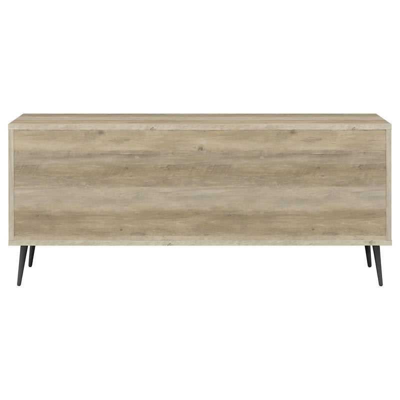  Coaster Furniture Maeve 950352 2-door Engineered Wood Cabinet - Antique Pine and Grey IMAGE 8
