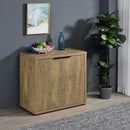  Coaster Furniture Pepita 950394 2-door Engineered Wood Accent Cabinet - Mango Brown IMAGE 2