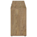  Coaster Furniture Pepita 950395 3-door Engineered Wood Accent Cabinet - Mango Brown IMAGE 5