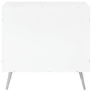  Coaster Furniture Nieta 950396 2-door Engineered Wood Accent Cabinet - White High Gloss IMAGE 8