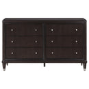  Coaster Furniture Emberlyn 223063 6-Drawer Dresser - Brown IMAGE 2