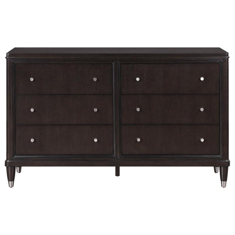  Coaster Furniture Emberlyn 223063 6-Drawer Dresser - Brown IMAGE 2