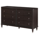  Coaster Furniture Emberlyn 223063 6-Drawer Dresser - Brown IMAGE 3