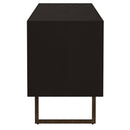  Coaster Furniture Marsden 703003 2-door Mango Wood 70" TV Stand - Charcoal Black IMAGE 5
