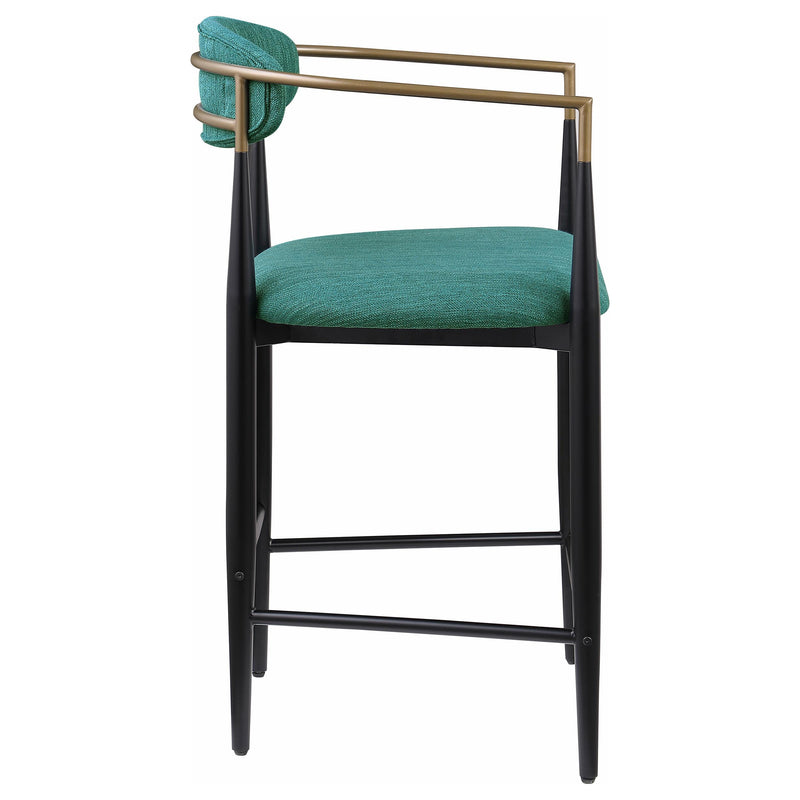  Coaster Furniture Tina 121185 Fabric Upholstered Counter Chair - Green IMAGE 7