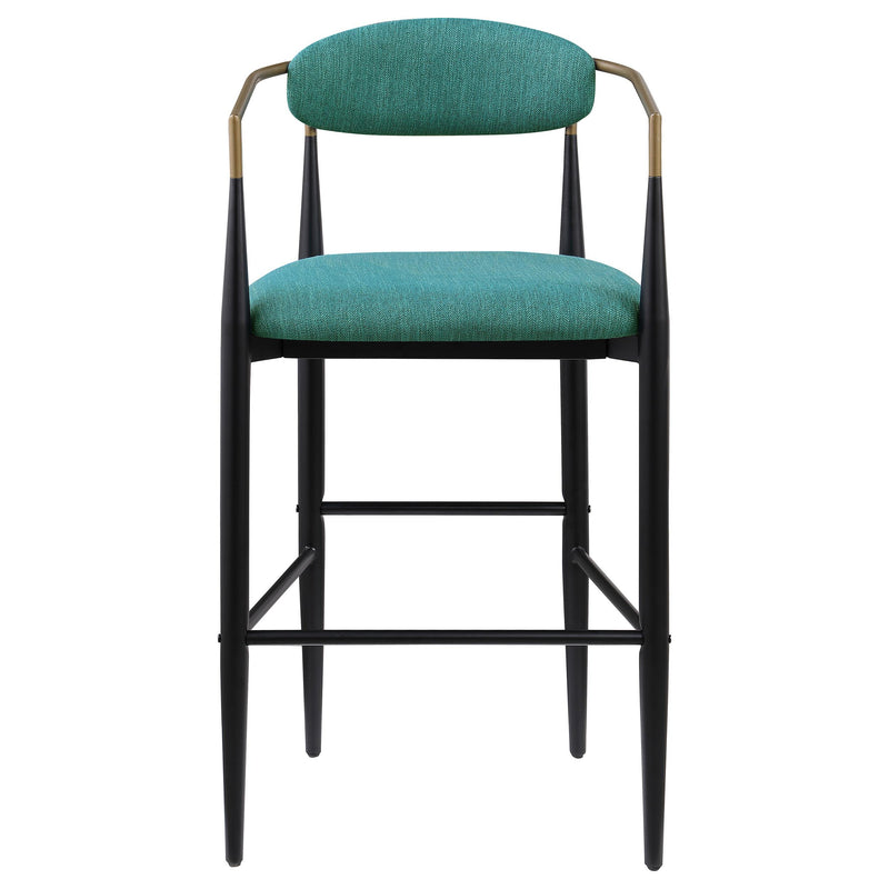  Coaster Furniture Tina 121188 Fabric Upholstered Bar Chair - Green IMAGE 2