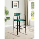  Coaster Furniture Tina 121188 Fabric Upholstered Bar Chair - Green IMAGE 8