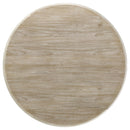  Coaster Furniture Trofello 123120 Round 60-inch Pedestal Dining Table - White Washed IMAGE 5
