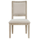  Coaster Furniture Trofello 123122 Cushioned Dining Side Chair - White Washed IMAGE 2