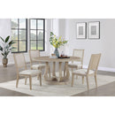  Coaster Furniture Trofello 123122 Cushioned Dining Side Chair - White Washed IMAGE 9