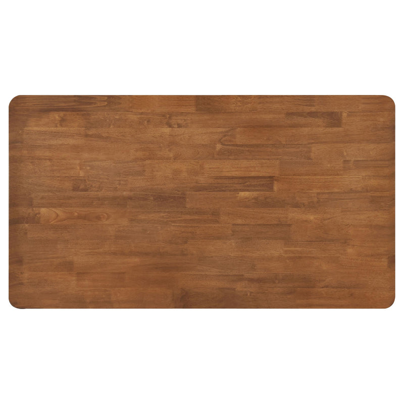  Coaster Furniture Hollyoak 183041 Rectangular 63-inch Wood Dining Table - Walnut IMAGE 6