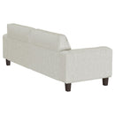  Coaster Furniture Deerhurst 509647 Upholstered Track Arm Tufted Sofa - Greige IMAGE 7