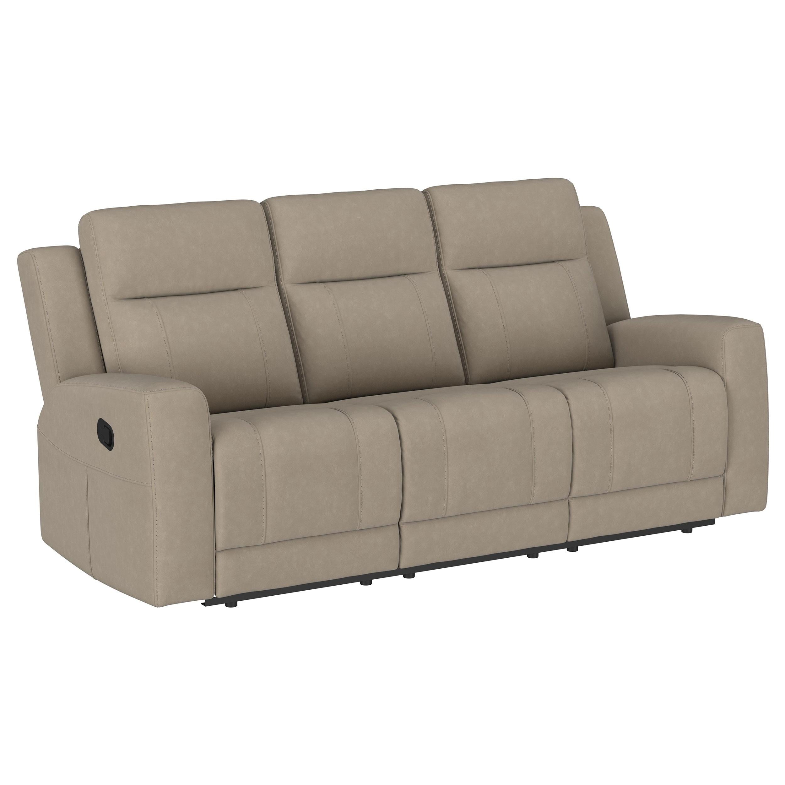 Coaster Furniture Brentwood 610281 Upholstered Motion Reclining Sofa