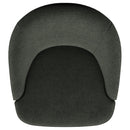  Coaster Furniture Leon 903075 Upholstered Barrel Accent Swivel Chair - Hunter Green IMAGE 10