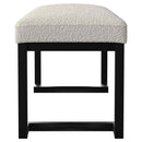  Coaster Furniture Mesa 907514 Boucle Upholstered Tufted Accent Bench - Vanilla IMAGE 4
