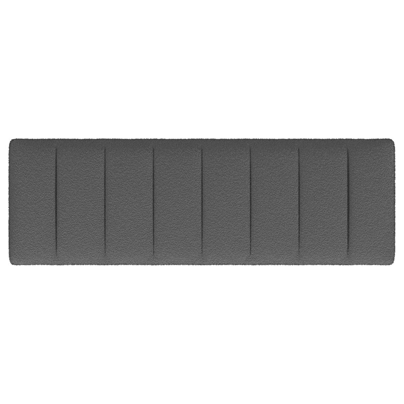 Coaster Furniture Mesa 907516 Boucle Upholstered Tufted Accent Bench - Charcoal IMAGE 6