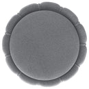  Coaster Furniture Sora 910291 Round Upholstered Ottoman - Grey IMAGE 2