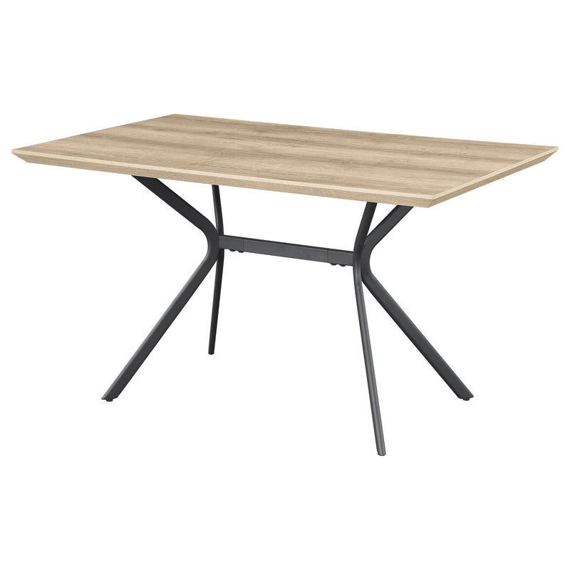  Coaster Furniture Edgecreek 108481 53-inch Composite Wood Dining Table - Light Brown IMAGE 3