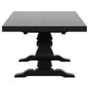  Coaster Furniture Florence 115531 126-inch Extension Dining Table - Distressed Black IMAGE 10