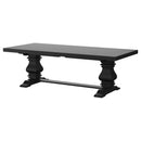  Coaster Furniture Florence 115531 126-inch Extension Dining Table - Distressed Black IMAGE 7