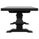  Coaster Furniture Florence 115531 126-inch Extension Dining Table - Distressed Black IMAGE 9