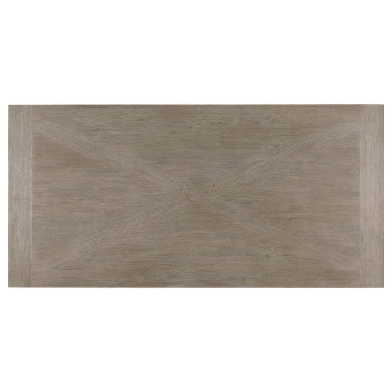 Coaster Furniture Cornelia 107441 Rectangular 82-inch Dining Table - Coastal Grey IMAGE 5