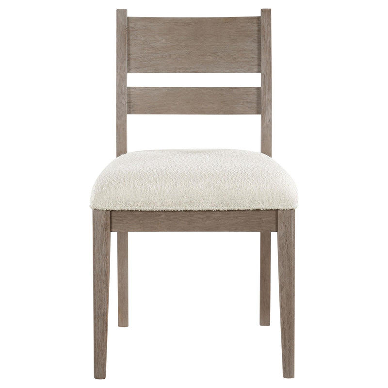  Coaster Furniture Cornelia 107442 Wood Dining Side Chair - Coastal Grey IMAGE 2