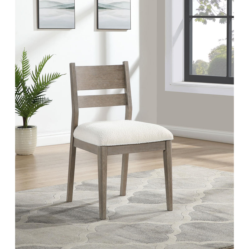  Coaster Furniture Cornelia 107442 Wood Dining Side Chair - Coastal Grey IMAGE 9