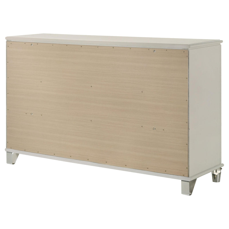  Coaster Furniture Olivia 224953 6-Drawer Dresser Cabinet - Pearl White IMAGE 8