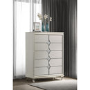  Coaster Furniture Olivia 224955 5-Drawer Bedroom Chest of Drawers - Pearl White IMAGE 10