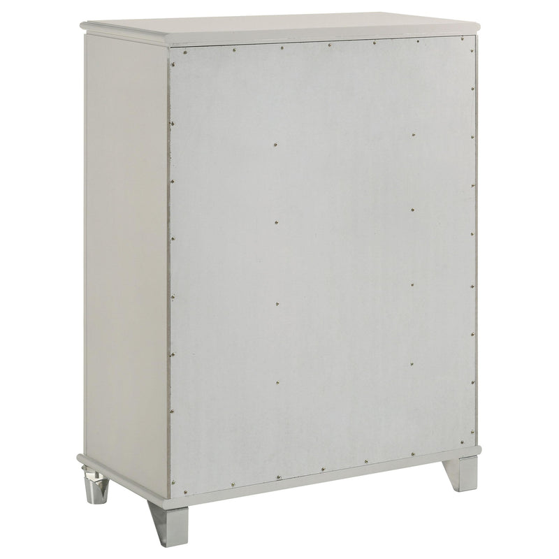  Coaster Furniture Olivia 224955 5-Drawer Bedroom Chest of Drawers - Pearl White IMAGE 6
