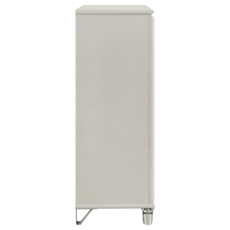  Coaster Furniture Olivia 224955 5-Drawer Bedroom Chest of Drawers - Pearl White IMAGE 9