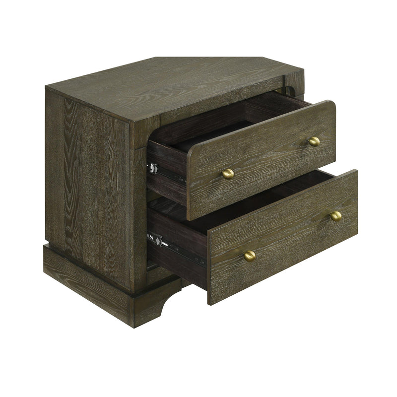  Coaster Furniture Gran Park 224932 2-Drawer Nightstand Bedside Table - Dark Cocoa IMAGE 10