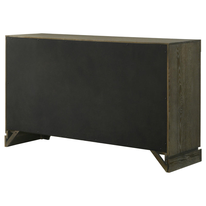  Coaster Furniture Gran Park 224933 6-Drawer Dresser Cabinet - Dark Cocoa IMAGE 8