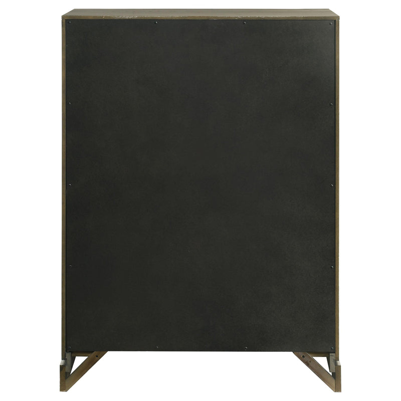  Coaster Furniture Gran Park 224935 5-Drawer Bedroom Chest of Drawers - Dark Cocoa IMAGE 7
