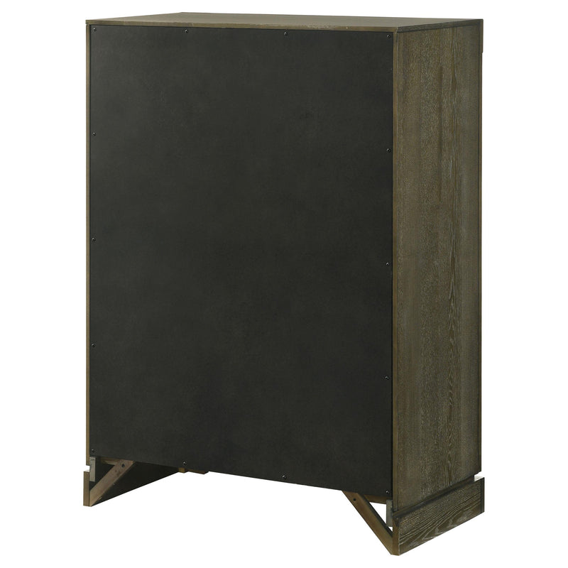  Coaster Furniture Gran Park 224935 5-Drawer Bedroom Chest of Drawers - Dark Cocoa IMAGE 8