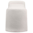  Coaster Furniture Peoria 910199 Velvet Upholstered Accent Bench - Ivory IMAGE 4