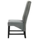  Coaster Furniture Barrand 106389 Upholstered Dining Side Chair - Grey IMAGE 5