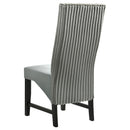  Coaster Furniture Barrand 106389 Upholstered Dining Side Chair - Grey IMAGE 6